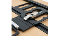 90-Degree Guide Rail Square Compact Design Guide Rail Square for Woodworkers