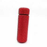 Portable Rhinestone Water Bottle High-End Look Rhinestone Insulated Bottle Luxury Gift for Women, Fashion Lovers, Gifting, Office, Daily Use