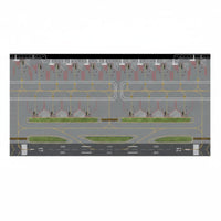 1:400 Aircraft Airport Background Simple Board to Clean Airport Diorama Mat Wear-Resistant