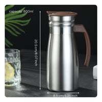 European Design Thermal Kettle Wide Mouth Insulated Water Carafe Duckbill Spout