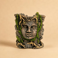 Buddha Head Ornament Decorative Aquarium Cave Ornament Highly Detailed
