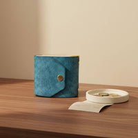Secure Snap Closure Money Wrap Wallet Long-Lasting Material Fast Retrieval Currency Holder Lightweight Compact Leather Wallet for Travel