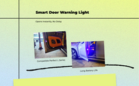 Waterproof LED car door warning light