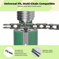 Hydraulic Chain Breaker Tool, sturdy Duty Chain Cutter, Universal Chain Removal, Commercial Maintenance, Motorcycle Repair
