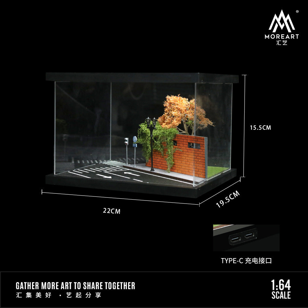 64 Scale Street Scene Light-Up Assembly Model