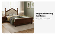 Durable Wood Wood Construction Wooden Storage Bed Continentaldesign design Design Wooden Bed Frame with Drawers Gas raise Mechanism Bedroom Furniture No Box foundation Needed for partners, Homeowners, Renters, Guest Room, Apartment Living