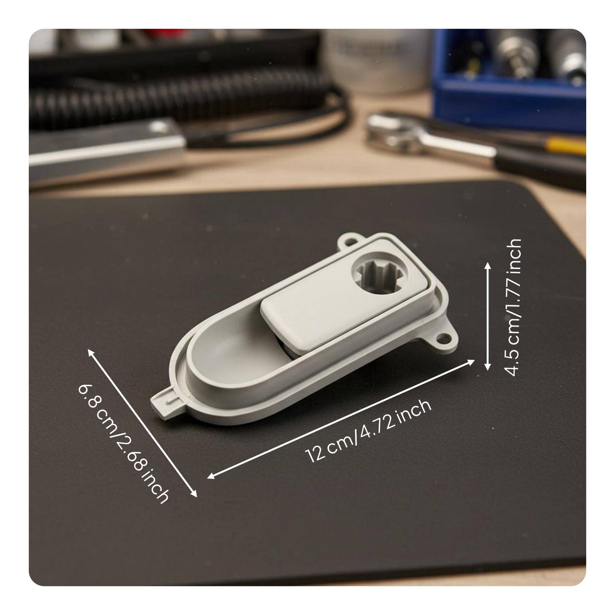 Glove Compartment Lock Handle Original Size Fit Storage Compartment Lock Latch Break-Resistant Dashboard Handle