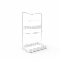 Necklace and Earring Holder Multi-Functional Storage Desktop Jewelry Tree Elegant Pattern for Teens, Bedroom, Closet, Lavatory