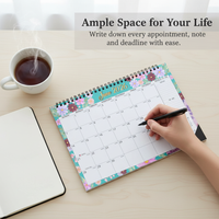 2026-2027 English Wall Calendar Desk Planner