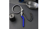 Double Chain Oil Filter Wrench Non-Slip Grip Oil Filter Removal Tool Heavy Duty