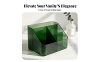 Multi-Compartment Clear organizer Tiered Compartments Cosmetic Organizer for Vanity
