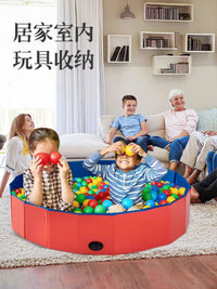 可折叠游泳池家用儿童免充气水池婴儿洗澡盆玩具海洋球池围栏水池