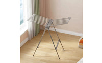 Foldable Clothes Drying Rack Stainless Steel Laundry Drying Rack Collapsible Laundry Airer Space-Saving for Apartment Dwellers, Apartments