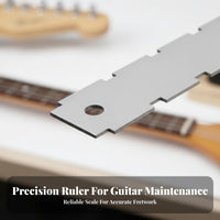 6 Pieces Fingerboard Protection Guitar Fret Repair Tool Set Professional Grade Fret Dressing File Kit All-in-All-in-Single for Hobbyists