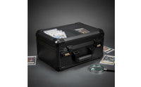 Aluminum Card Briefcase Carbon Fiber Finish PSA Card Carrying Case Shockproof