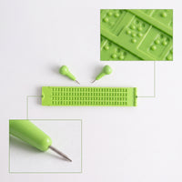 Portable Braille Writing Board Compact Braille Writing Slate Lightweight Tool Reusable for Classroom