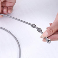 Manual Drain Unclogger Reusable Handheld piping Unclogger Easy to Use Sink Clog Remover for Toilet