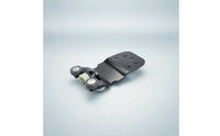 Black Roller Guide Bracket Compact Door Roller with Bracket Long-Lasting Hardware Smooth for Mechanics, DIYers