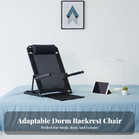 Sit-up Pillow with Armrests Foldable Design spinerest pad Soft and paded