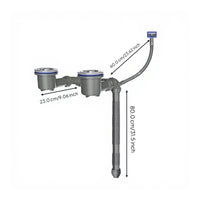 Double Bowl Stainless Steel Sink