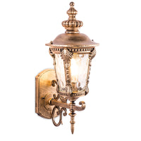 European Retro Outdoor Waterproof Lotus Leaf LED Wall Light for Garden, Villa, Balcony, Corridor