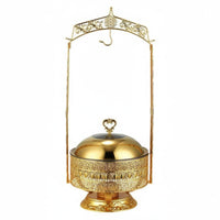 Gold Buffet Chafing Dish Large Capacity Chafing Dish Leak-Resistant Design 8L Buffet Warmer for Hotels, Banquet