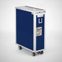 Service Cart with Door Rolling Movable Carrier Cart for Hospitality