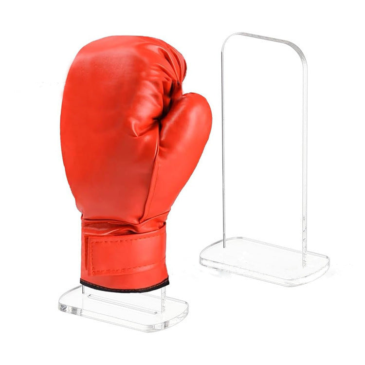Acrylic Boxing Glove Display Rack with Base