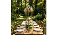 Floor Candelabra with Base Freestanding Floor Candelabra Romantic for Banquets