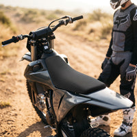 Shock-Absorbing Dirt Bike Seat with Foam High-Resilience Motorcycle Seat Cushion Comfortable Saddle Non-Slip for Riders, off-Road