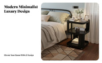 Curved Designd Rolling Table Space-Saving Design Rolling Curved Designd Table Modern and aesthetic