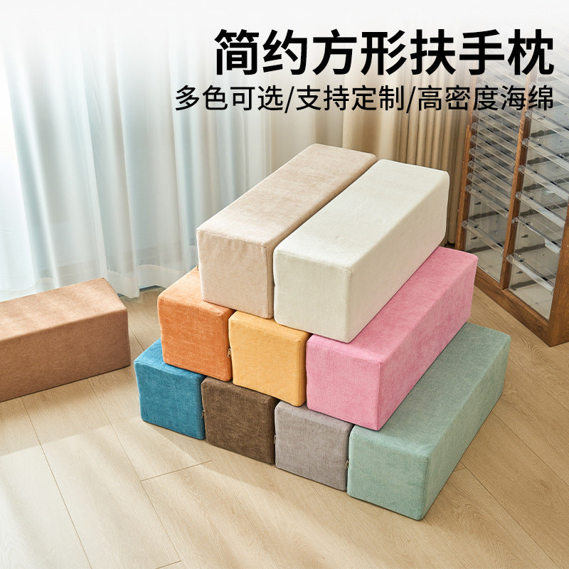 Rectangular Cushion for Sofa Armrest, Bed Gap Filler, Chinese Style