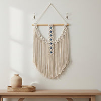 eye Wall Hanging Bohemian Handwoven Macrame Tassel Wall Hanging eye Tapestry for Bedroom