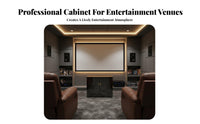 Karaoke Machine Cabinet Stable Structure Audio Amplifier Rack Cabinet Large Capacity KTV Equipment Stand with Ventilated Design Suitable for Entertainment Club Bar Home Theater