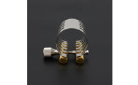 Instrument Attachment Ligature Ribbed Metal Ligature Clamp Instrument Accessory for Clarinetists, Saxophonists