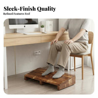 Angled Footrest Improves Posture Foot assist Reduces Fatigue for Gaming Setup