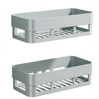 Adhesive Shower organizer No Drilling Multi-Tier surface Organizer Space-Saving