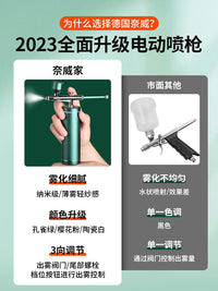 多功能电动喷笔枪丙烯颜料彩绘喷漆枪手办上色模型喷枪美甲喷笔