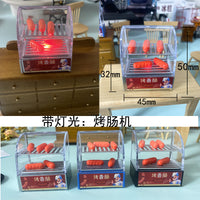 Miniature Home Scene Model Gift Set with Metal Toy Drawer Cabinet