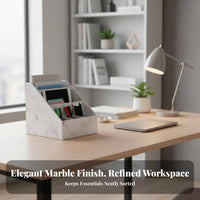 Single-Compartment document Sorter Multi-Section Document Organizer for Study Room