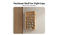 Narrow Behind-the-Door Collectible Case Multi-Functional for Collectors, Parents