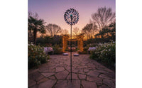 Colorful Garden Wind Rotating Design Iron Rotating Garden Ornament Decor Outdoor