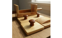 4 Pieces Manual Wooden Sanding Boards Grip Strength Upper Limb Training Boards Finger Coordination Rehabilitation Board Fine Motor for Stroke Patients