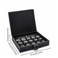 15 Pieces Watch Repair Tool Kit Adjustable Watch Back Opener Set Easy to Carry for Hobbyists