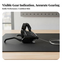Push-Button Gear Selector Set Precise Change Gears Ing Mountain Bike Gear Levers 21-Gear System Selector Gear Selector Set Good