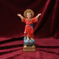 Infant of Bohemian Statue Resin Holy Child Figurine Gift for Catholics