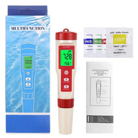 便携式生活用水富氢测试笔 五合一水质检测笔 水族鱼缸PH值测试笔