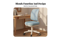 Support Adjustable Student Chair Easy to Clean Adjustable Kids Desk Chair Locking Casters Footrest for Primary School Students, Children, Teenagers, Studying, Home, Bedroom