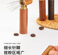Stainless Steel Coffee Distribution Needle Tool with Storage