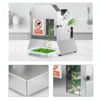 Vegetable Cutter with Belt Feed Countertop Electric Vegetable Cutter Commercial Slicing Machine for Caterers